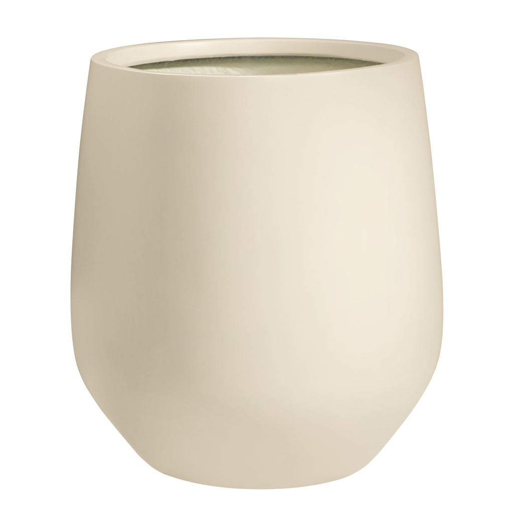 DreamPatio La Mirada 1-piece Fiberstone Tapered Planter for Indoor/Outdoor