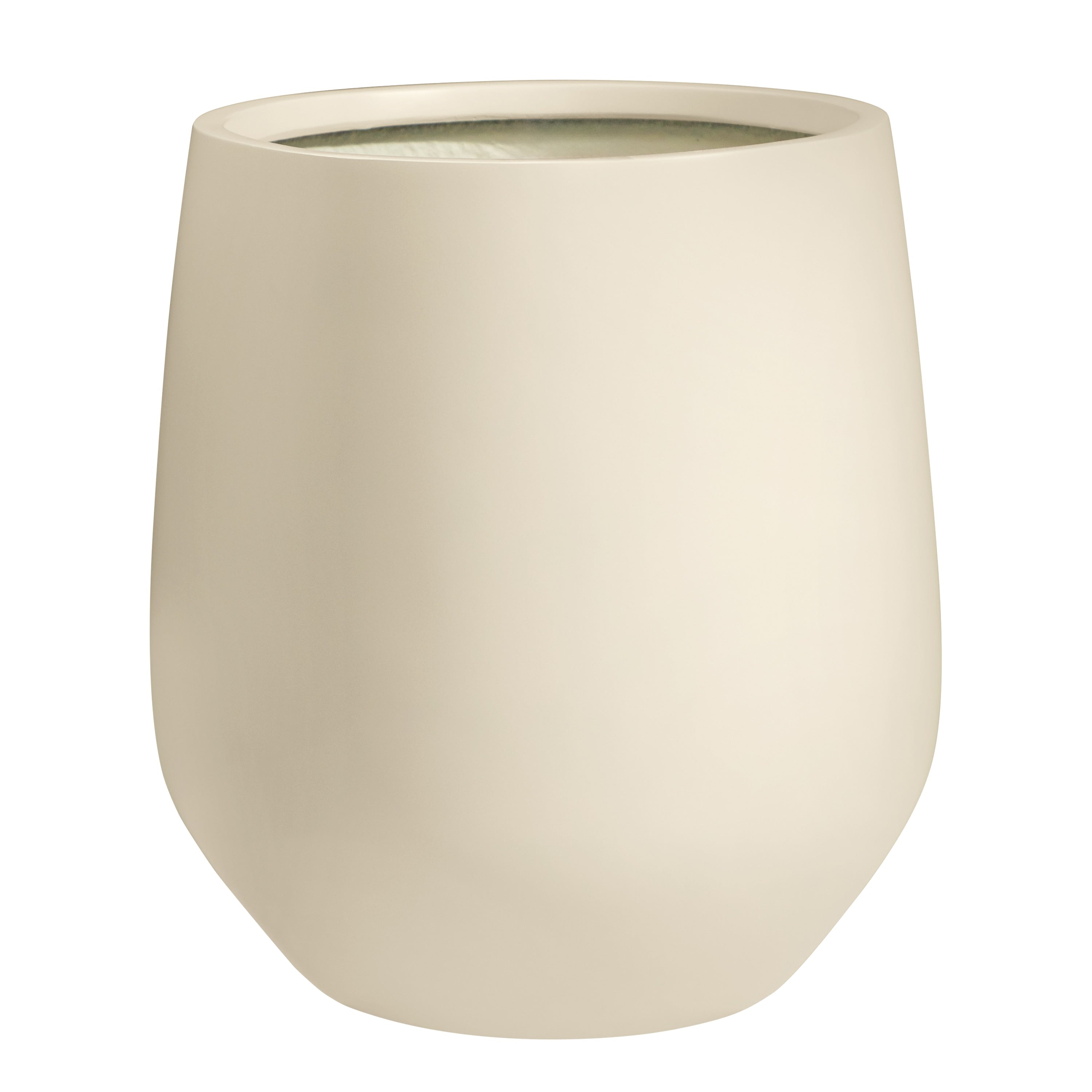 DreamPatio La Mirada 1-piece Fiberstone Tapered Planter for Indoor/Outdoor