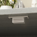 Dual-Compartment Cat Litter Box Enclosure Multi-Functional Furniture