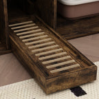 Dual-Compartment Cat Litter Box Enclosure Multi-Functional Furniture