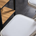 Elegant Foldable Iron & PVC Chairs for Convention & Exhibition White