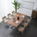 Elegant Foldable Iron & PVC Chairs for Convention & Exhibition White