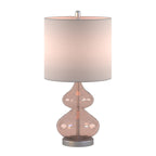 Ellipse Curved Gourd Glass Table Lamp, Set of 2