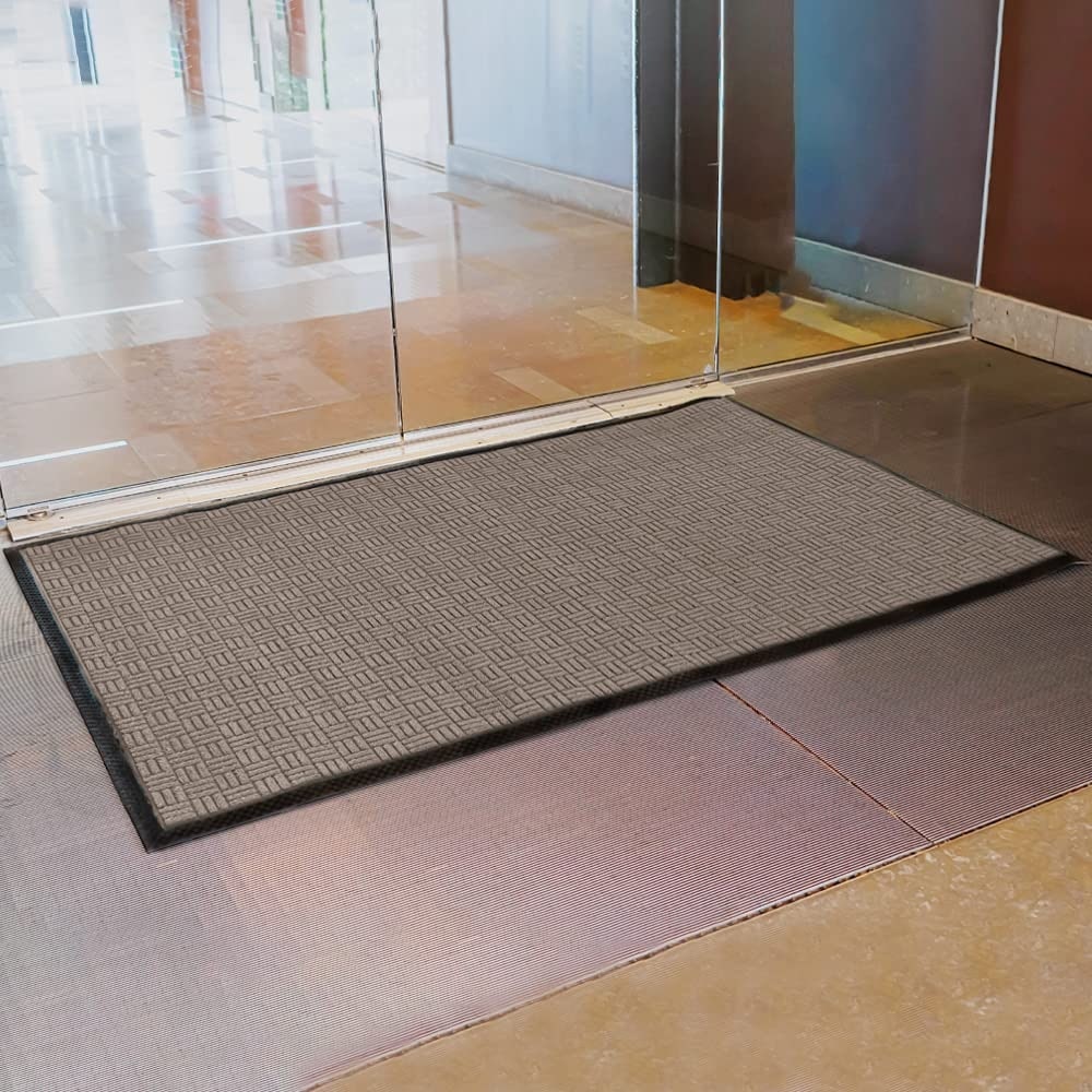 Envelor Door Mat Indoor Outdoor Low Profile Commercial Entryway Rug