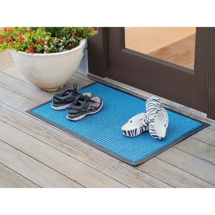 Envelor Door Mat Indoor Outdoor Low Profile Commercial Entryway Rug