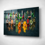 Epic Art 'Colorful Spices,' Acrylic Glass Wall Art