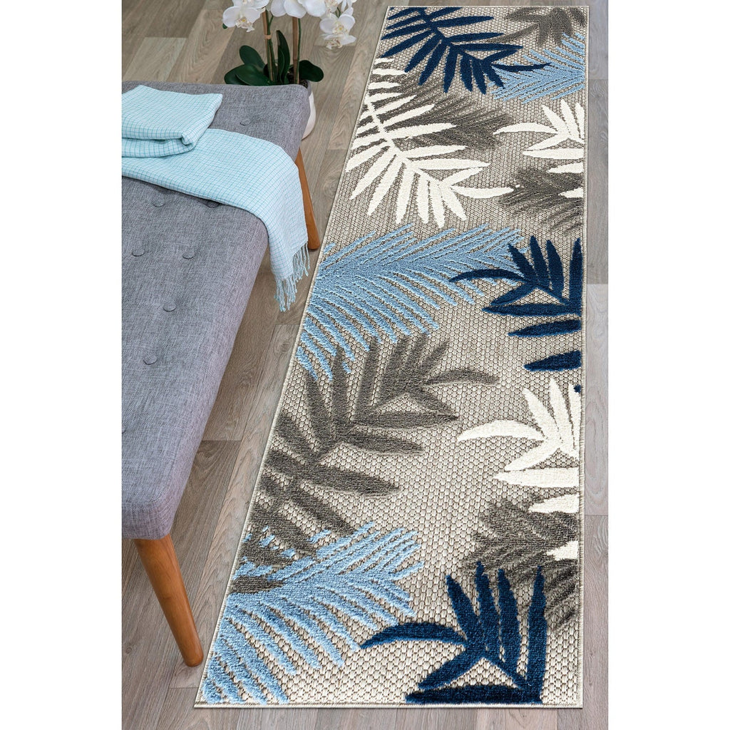 Evora Palm Frond Indoor/Outdoor Area Rug