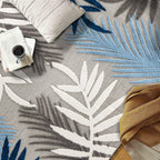 Evora Palm Frond Indoor/Outdoor Area Rug