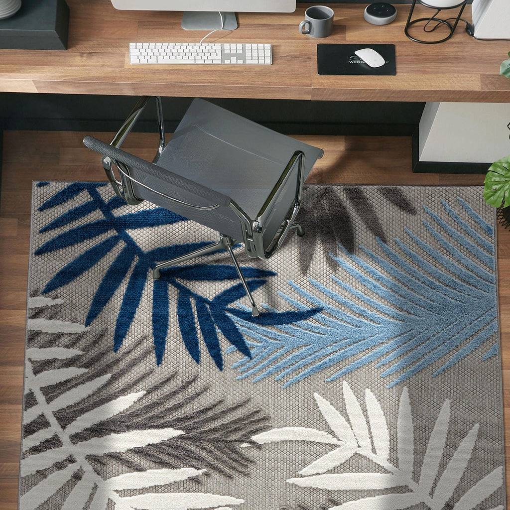 Evora Palm Frond Indoor/Outdoor Area Rug