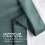 Exclusive Fabrics Signature Blackout Velvet Curtain (1 Panel)