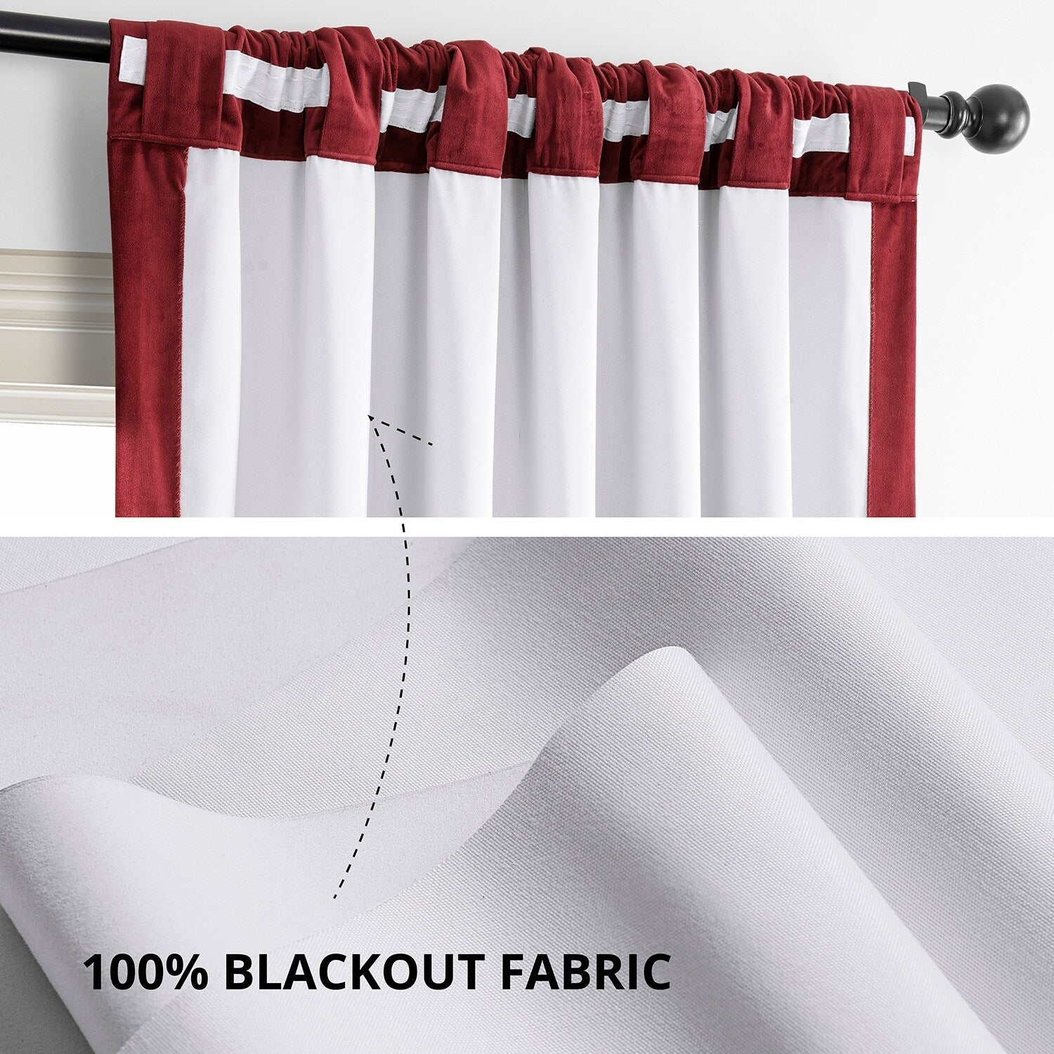 Exclusive Fabrics Signature Blackout Velvet Curtain (1 Panel)