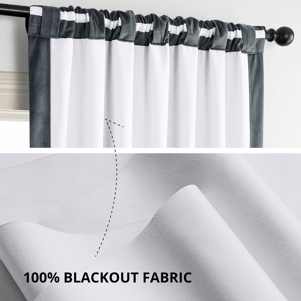 Exclusive Fabrics Signature Blackout Velvet Curtain (1 Panel)