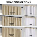 Exclusive Fabrics Signature Extra Wide Blackout Velvet Curtains (1 Panel) - Luxurious Blackout Drapes