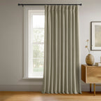 Exclusive Fabrics Signature Extra Wide Blackout Velvet Curtains (1 Panel) - Luxurious Blackout Drapes