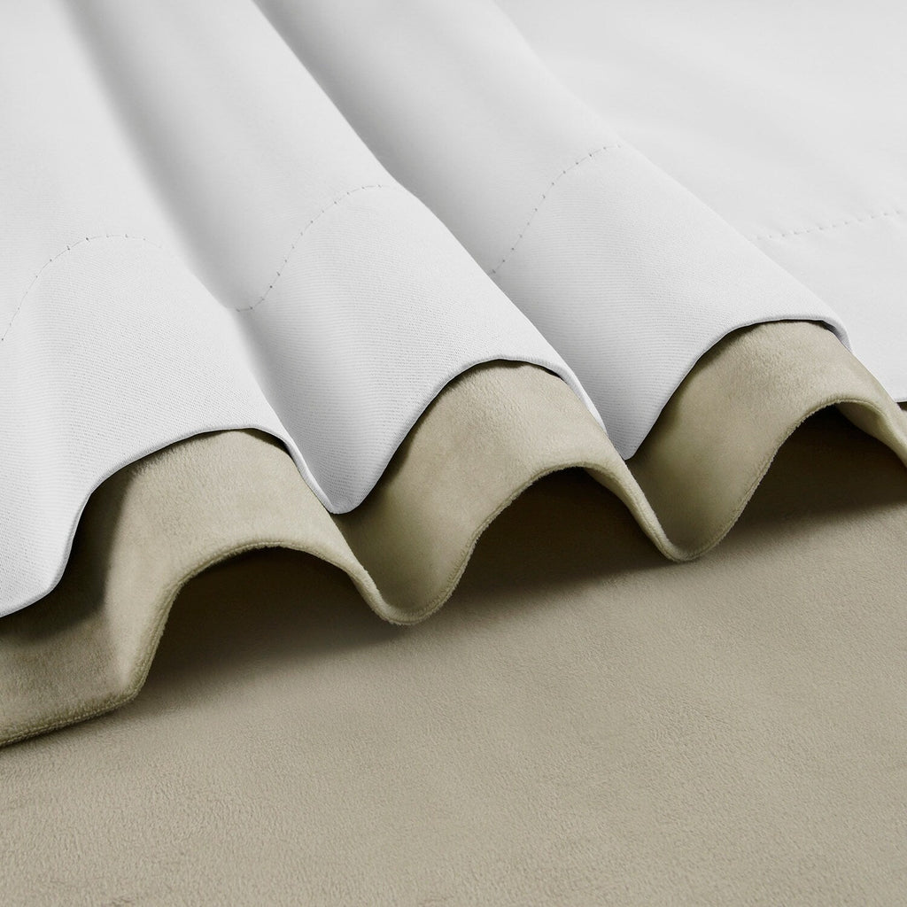 Exclusive Fabrics Signature Extra Wide Blackout Velvet Curtains (1 Panel) - Luxurious Blackout Drapes