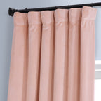 Exclusive Fabrics Signature Plush Velvet Hotel Blackout Curtains (1 Panel) - Luxury Soft Drapery for Light Control & Elegance