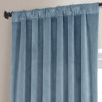 Exclusive Fabrics Signature Plush Velvet Hotel Blackout Curtains (1 Panel) - Luxury Soft Drapery for Light Control & Elegance