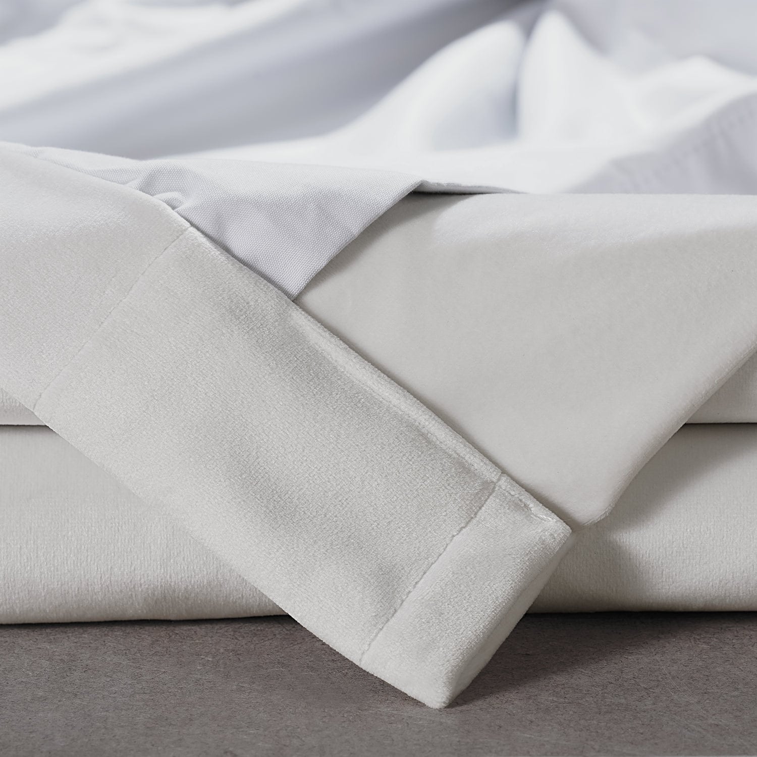 Exclusive Fabrics Signature Plush Velvet Hotel Blackout Curtains (1 Panel) - Luxury Soft Drapery for Light Control & Elegance