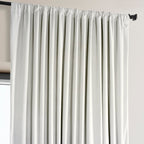 Exclusive Fabrics Signature Plush Velvet Hotel Blackout Curtains (1 Panel) - Luxury Soft Drapery for Light Control & Elegance