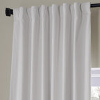 Exclusive Fabrics Signature Plush Velvet Hotel Blackout Curtains (1 Panel) - Luxury Soft Drapery for Light Control & Elegance