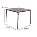Foldable Vinyl Card Table
