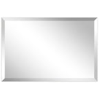 Frameless Beveled Prism Wall Mirror-Square/Rectangluar - Clear