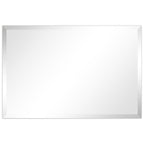 Frameless Beveled Prism Wall Mirror-Square/Rectangluar - Clear