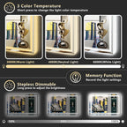 Full Size Front & Back LED Lighted Anti-fog Tempered Glass Wall Bathroom Vanity Mirror