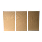 Golden Birds 3 Piece Set Print on Gold Floating Framed Canvas Wall Art