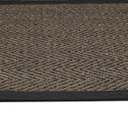 Madison Park Hurley Natural/ Black Textured Chevron Indoor/Outdoor Rug
