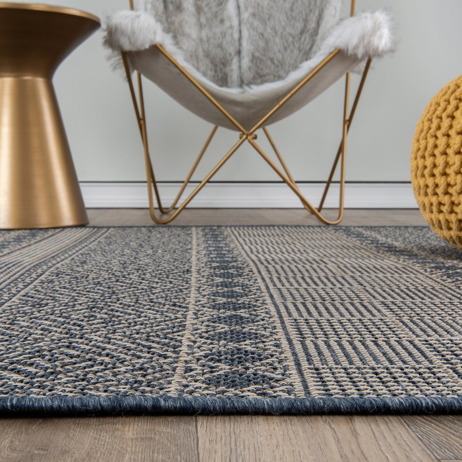 Geometric Bohemian Indoor/Outdoor Area Rug