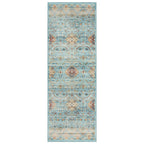 Gertmenian Crystal Print Washable Digital Printed Flat Pile Polyester Slip Resistant Area Rug Collection