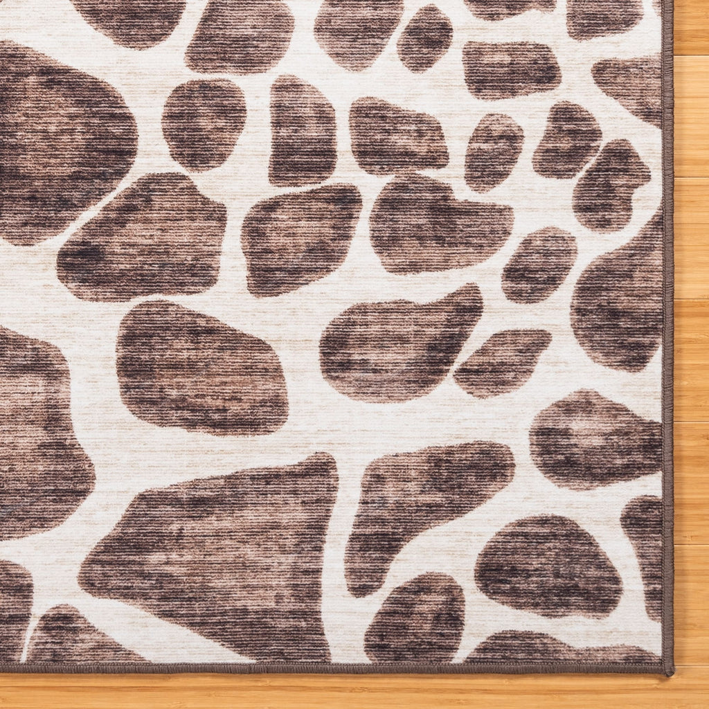 Gertmenian Crystal Print Washable Digital Printed Flat Pile Polyester Slip Resistant Area Rug Collection