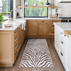 Gertmenian Crystal Print Washable Digital Printed Flat Pile Polyester Slip Resistant Area Rug Collection