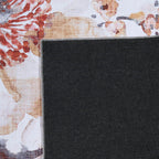 Gertmenian Crystal Print Washable Digital Printed Flat Pile Polyester Slip Resistant Area Rug Collection