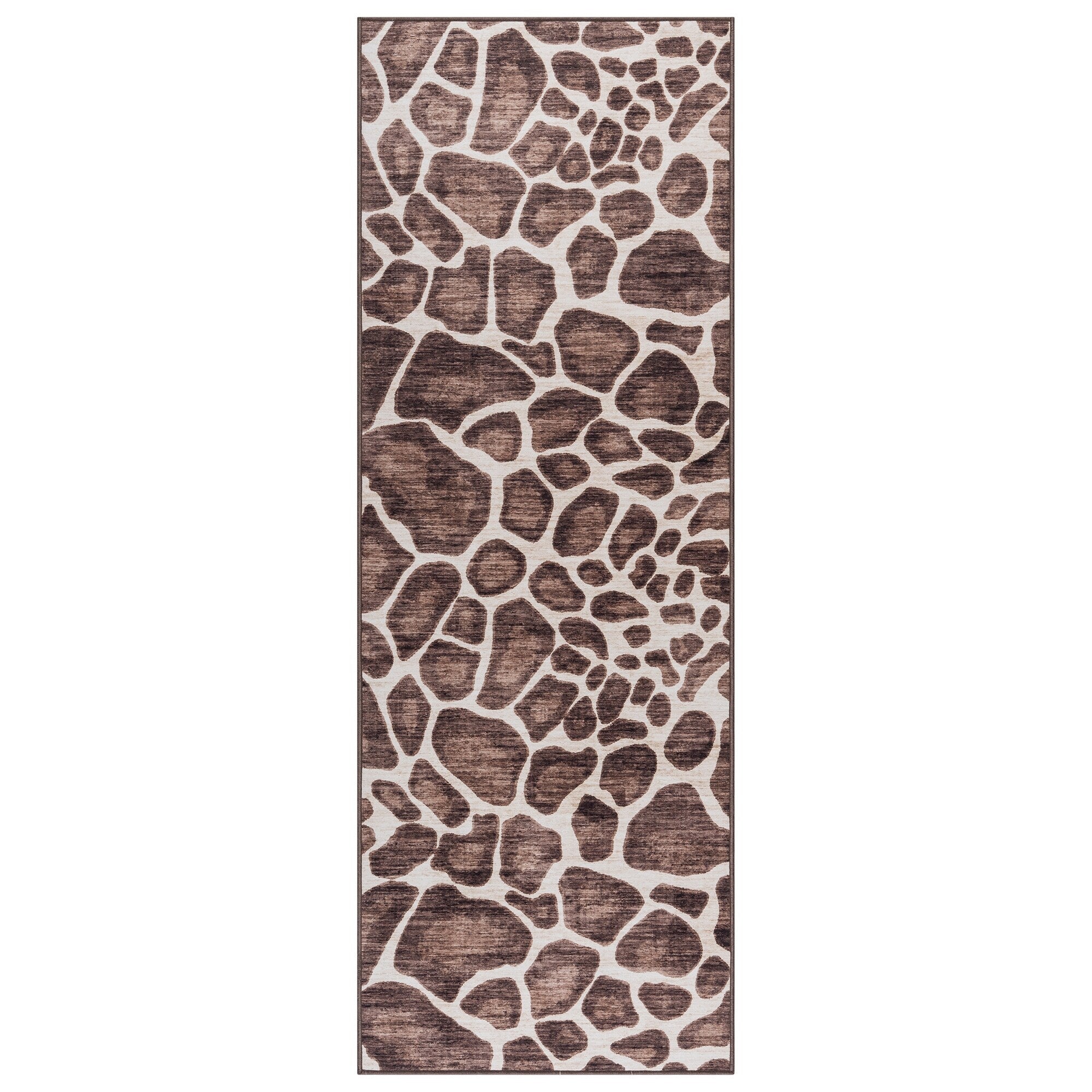 Gertmenian Crystal Print Washable Digital Printed Flat Pile Polyester Slip Resistant Area Rug Collection