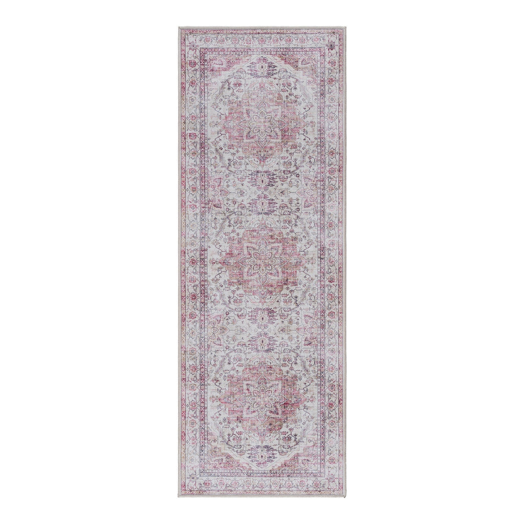 Gertmenian Crystal Print Washable Digital Printed Flat Pile Polyester Slip Resistant Area Rug Collection