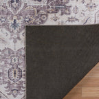 Gertmenian Crystal Print Washable Digital Printed Flat Pile Polyester Slip Resistant Area Rug Collection