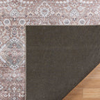 Gertmenian Crystal Print Washable Digital Printed Flat Pile Polyester Slip Resistant Area Rug Collection