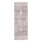 Gertmenian Crystal Print Washable Digital Printed Flat Pile Polyester Slip Resistant Area Rug Collection