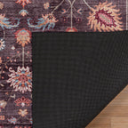 Gertmenian Crystal Print Washable Digital Printed Flat Pile Polyester Slip Resistant Area Rug Collection