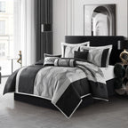Nanshing Daniella 7-Piece Modern Geometric Comforter Set