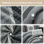 Nanshing Jensen 7 Piece Jacquard Geometric Comforter Set