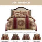 Nanshing Prince 7 Piece Elegant Medallion Comforter Set