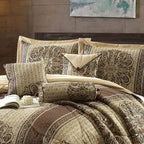 Nanshing Prince 7 Piece Elegant Medallion Comforter Set