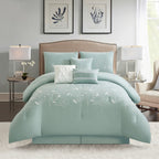 Nanshing Taylor 7 Piece Floral Botanical Comforter Set