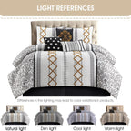 Nanshing Trina 15 Piece Boho Embroidered Comforter Set
