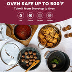 Granitestone 20 Piece Nonstick Pots and Pans Cookware and Bakeware Set