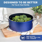 Granitestone Blue 20 Pc Nonstick Cookware Set