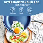 Granitestone Blue 20 Pc Nonstick Cookware Set